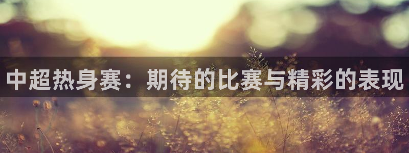 中超热身赛：期待的比赛与精彩的表现